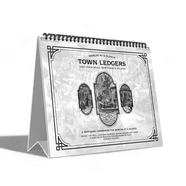 Town Ledgers notebook front