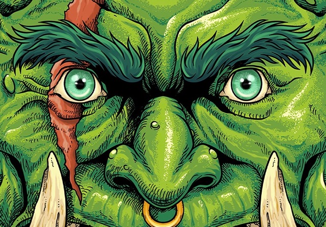 Grunk close-up